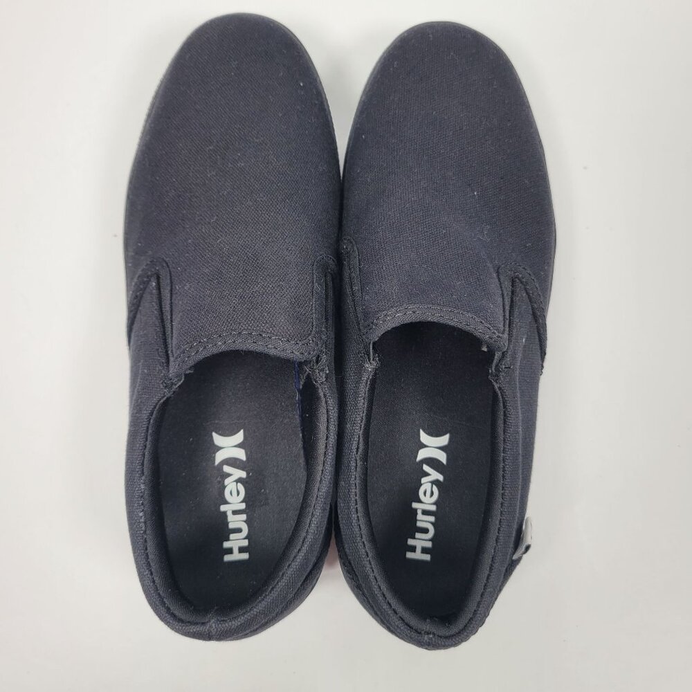 Hurley Women's Black Slip-On Canvas Sneakers US Size 8M - Picture 5 of 8